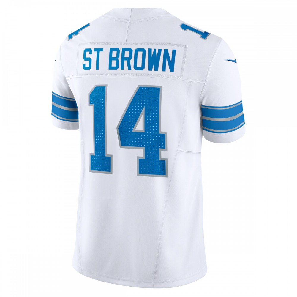 Amon-Ra St. Brown Detroit Lions Nike Vapor F.U.S.E. Limited Jersey - White-GridironStore